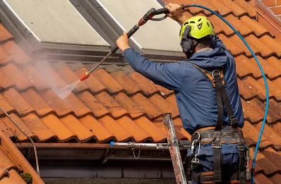Démoussage et hydrofuge de toiture à Parcé
